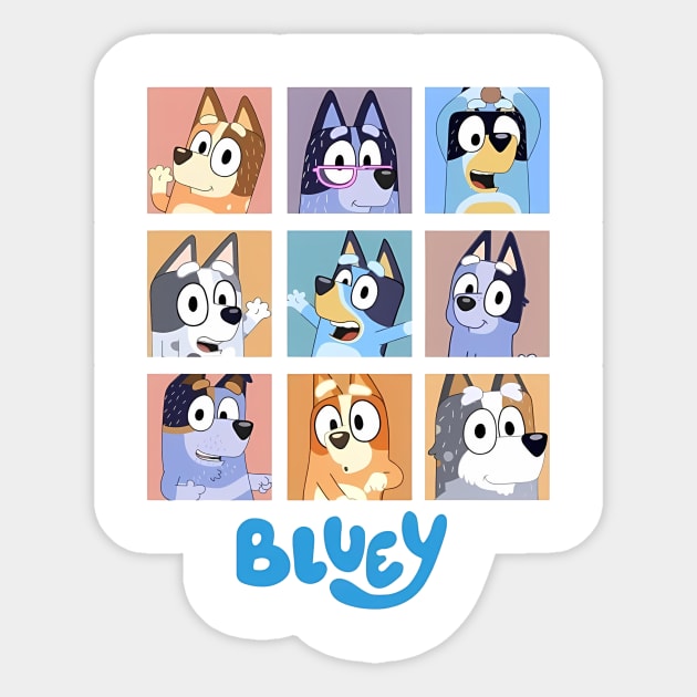 Bluey Colection Sticker by Inspire Gift